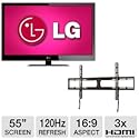 LG 55" Class LED HDTV Bundle